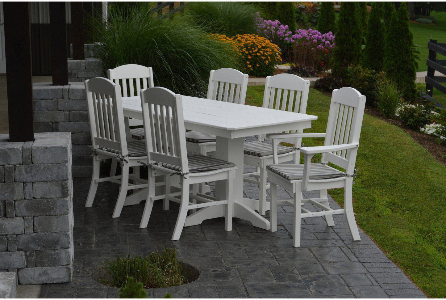 Bryton Park Poly Furniture Recycled Plastic 6'Dining Table - LEAD TIME TO SHIP 10 BUSINESS DAYS