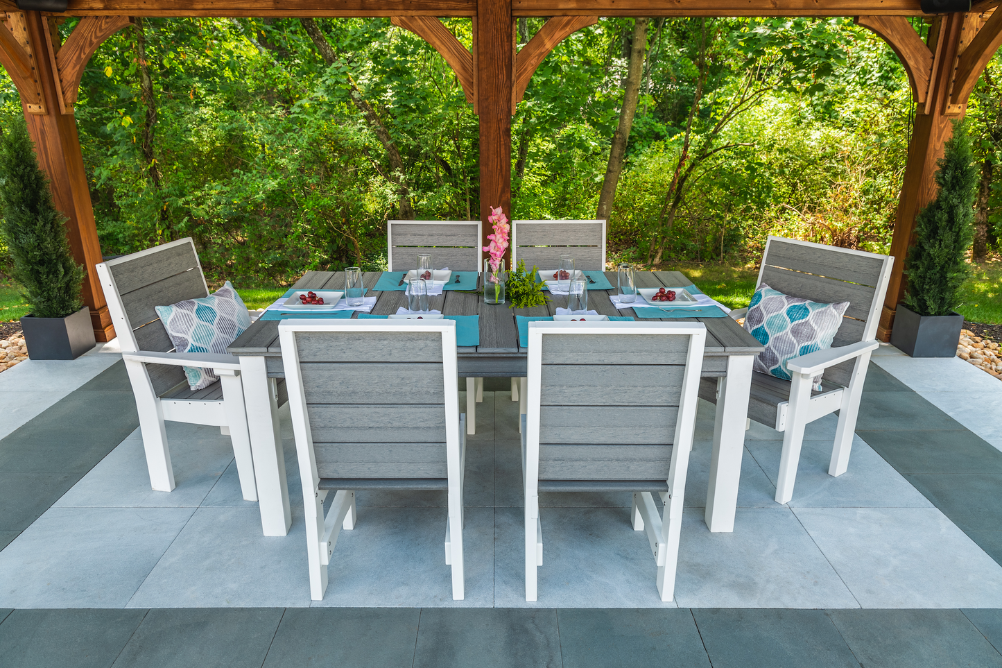 Patiova Recycled Plastic 4'x6' Coastal Dining Table - LEAD TIME TO SHIP 3 WEEKS
