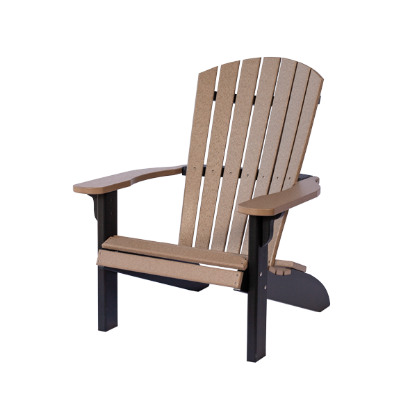 Leisure Lawns Amish Made Recycled Plastic Fan-Back Adirondack Chair Model #360 - LEAD TIME TO SHIP 4 WEEKS
