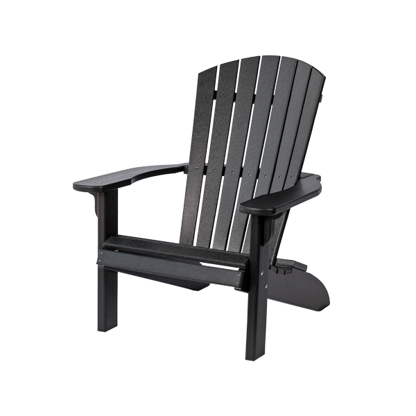 Leisure Lawns Amish Made Recycled Plastic Fan-Back Adirondack Chair Model #360 - LEAD TIME TO SHIP 4 WEEKS