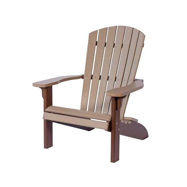Leisure Lawns Amish Made Recycled Plastic Fan-Back Adirondack Chair Model #360 - LEAD TIME TO SHIP 4 WEEKS