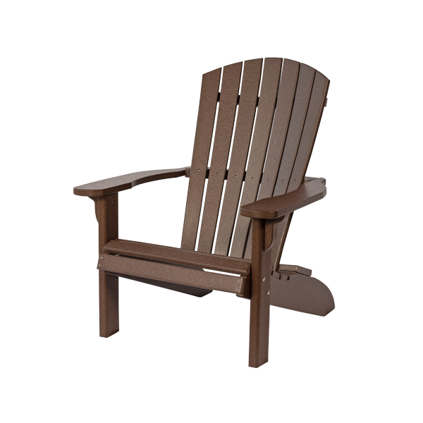 Leisure Lawns Amish Made Recycled Plastic Fan-Back Adirondack Chair Model #360 - LEAD TIME TO SHIP 4 WEEKS