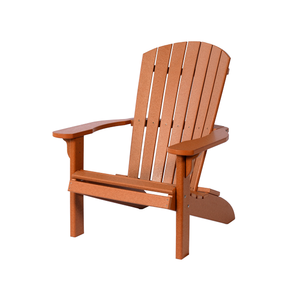 Leisure Lawns Amish Made Recycled Plastic Fan-Back Adirondack Chair Model #360 - LEAD TIME TO SHIP 4 WEEKS