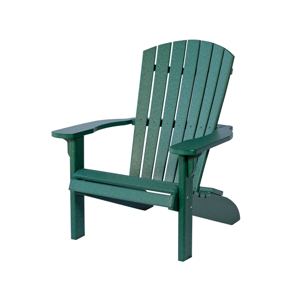 Leisure Lawns Amish Made Recycled Plastic Fan-Back Adirondack Chair Model #360 - LEAD TIME TO SHIP 4 WEEKS