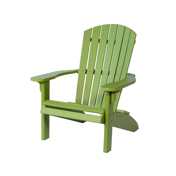 Leisure Lawns Amish Made Recycled Plastic Fan-Back Adirondack Chair Model #360 - LEAD TIME TO SHIP 6 WEEKS OR LESS