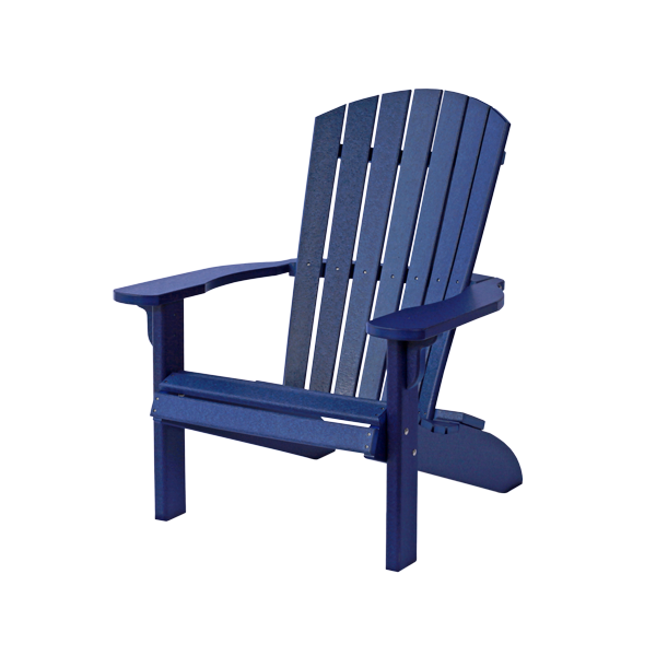 Leisure Lawns Amish Made Recycled Plastic Fan-Back Adirondack Chair Model #360 - LEAD TIME TO SHIP 4 WEEKS