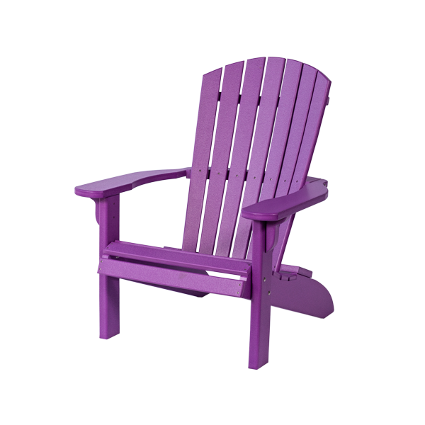 Leisure Lawns Amish Made Recycled Plastic Fan-Back Adirondack Chair Model #360 - LEAD TIME TO SHIP 4 WEEKS