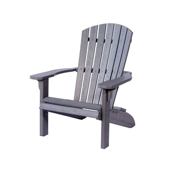 Leisure Lawns Amish Made Recycled Plastic Fan-Back Adirondack Chair Model #360 - LEAD TIME TO SHIP 4 WEEKS