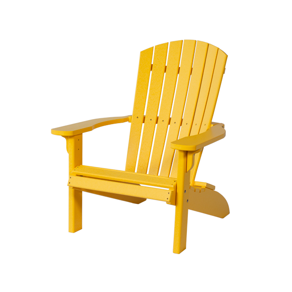 Leisure Lawns Amish Made Recycled Plastic Fan-Back Adirondack Chair Model #360 - LEAD TIME TO SHIP 4 WEEKS