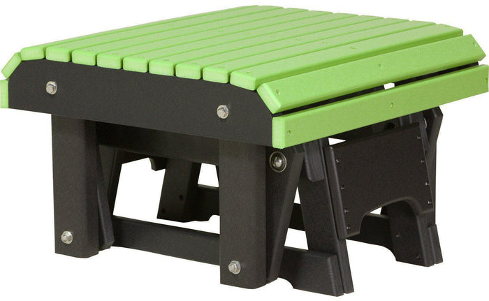 Glider footrest outlet