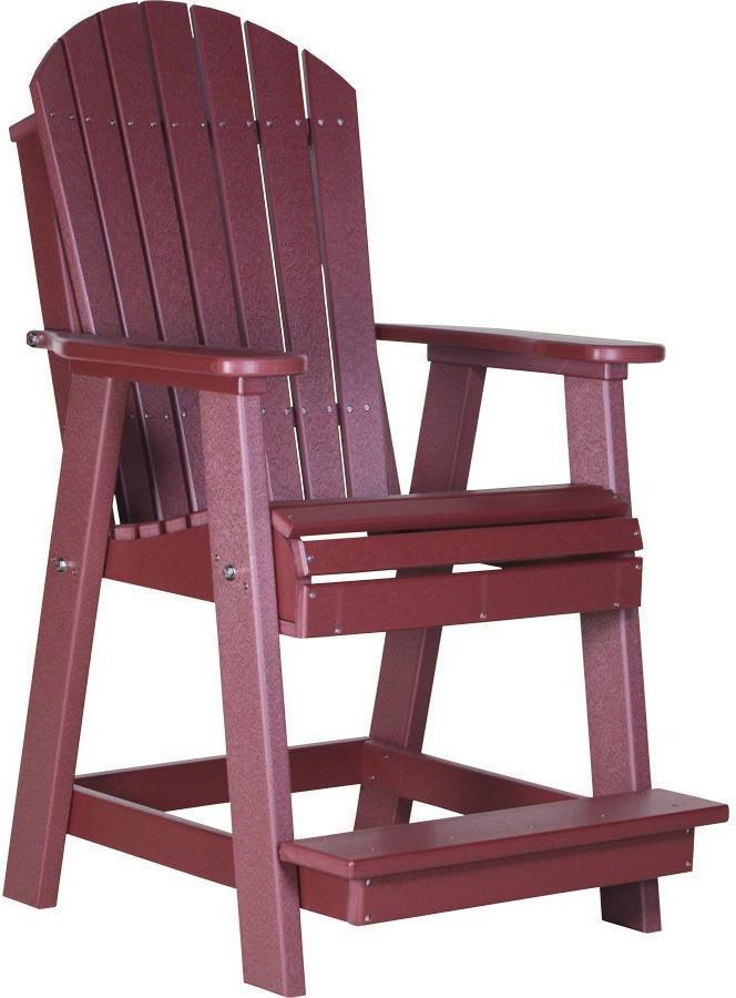 LuxCraft Recycled Plastic Adirondack Balcony Chair - Rocking Furniture