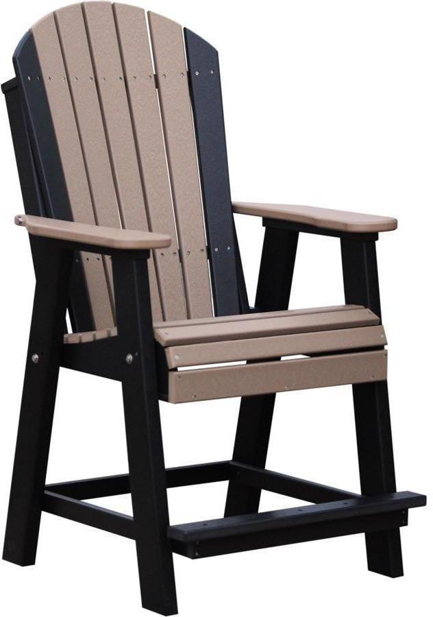 LuxCraft Recycled Plastic Adirondack Balcony Chair - Rocking Furniture