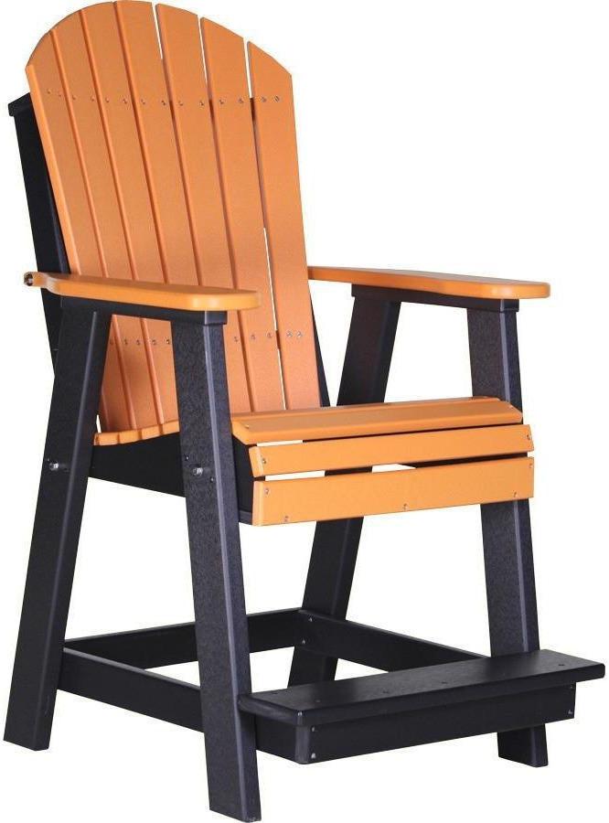 LuxCraft Recycled Plastic Adirondack Balcony Chair - Rocking Furniture