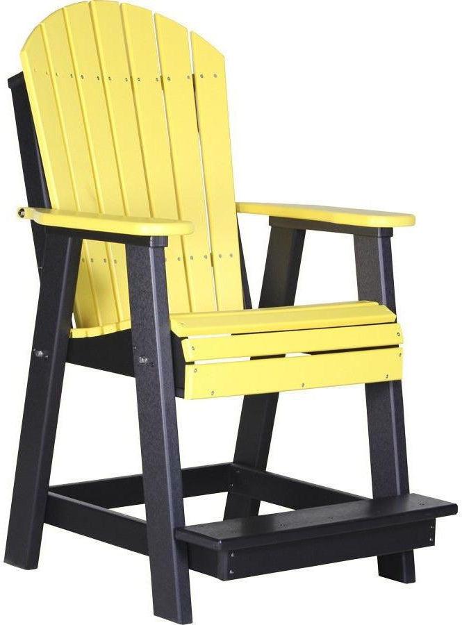 LuxCraft Recycled Plastic Adirondack Balcony Chair - Rocking Furniture