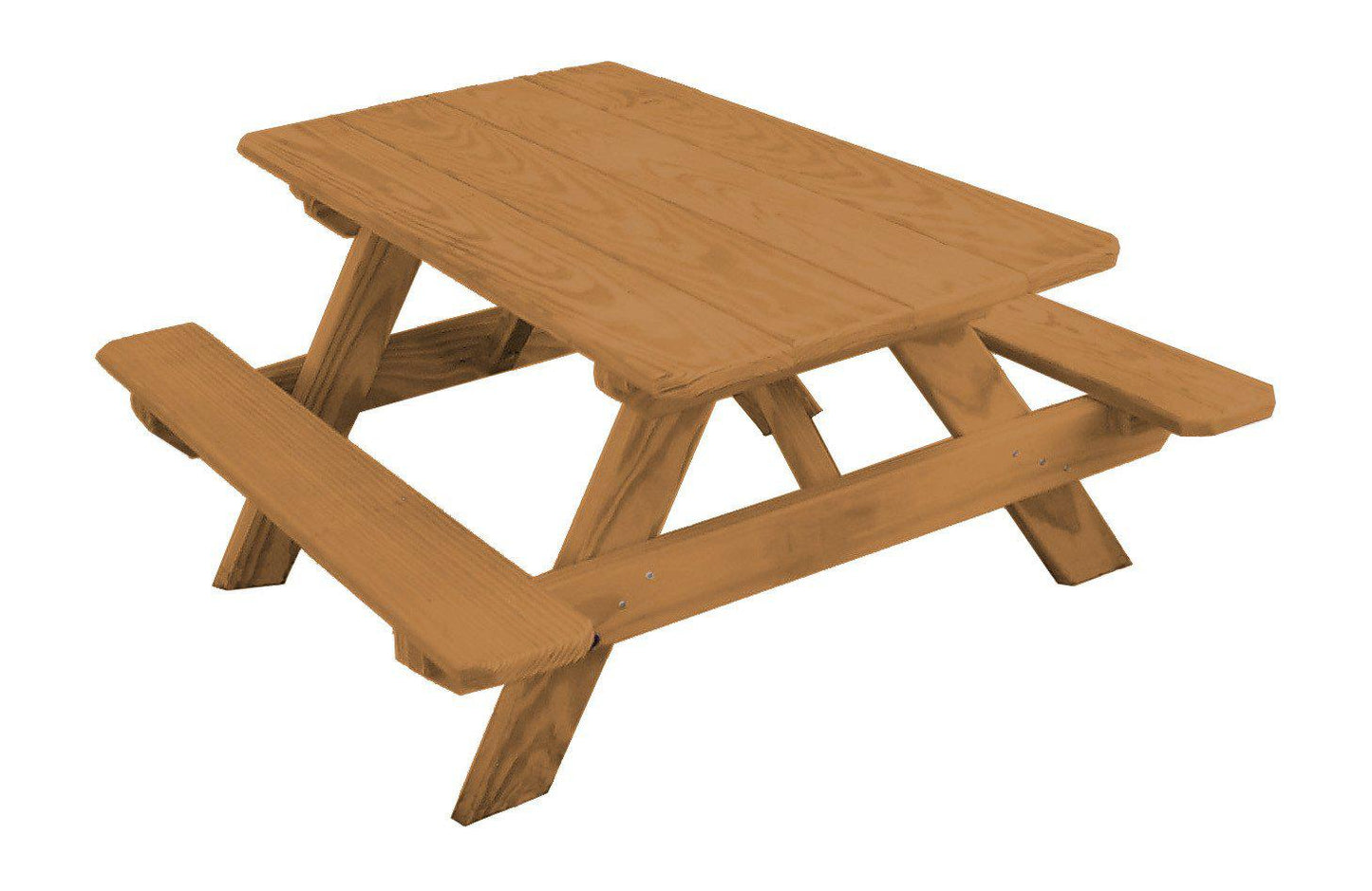 A&L Furniture Co. Pressure Treated Pine 22" Wide Kids Picnic Table - LEAD TIME TO SHIP 10 BUSINESS DAYS