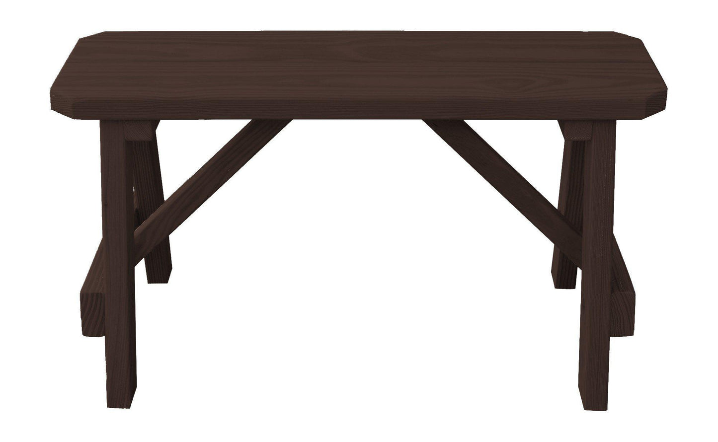 A&L Furniture Co. Pressure Treated Pine 33" Traditional Bench Only - LEAD TIME TO SHIP 10 BUSINESS DAYS