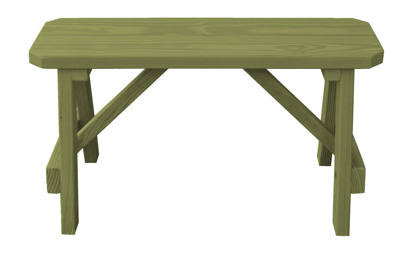 A&L Furniture Co. Pressure Treated Pine 33" Traditional Bench Only - LEAD TIME TO SHIP 10 BUSINESS DAYS