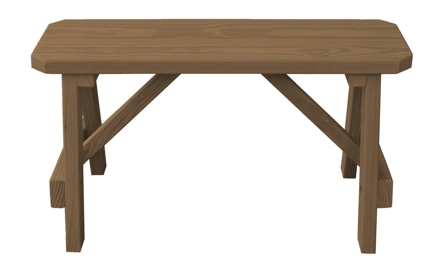 A&L Furniture Co. Pressure Treated Pine 33" Traditional Bench Only - LEAD TIME TO SHIP 10 BUSINESS DAYS
