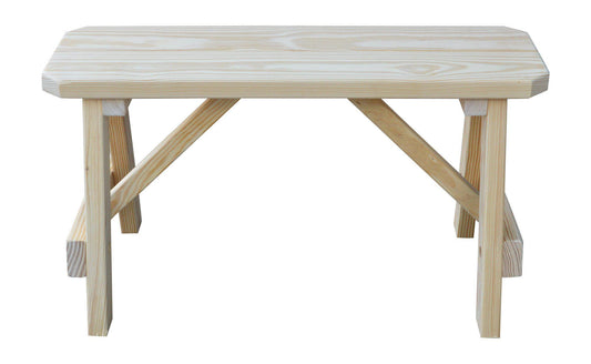 A&L Furniture Co. Pressure Treated Pine 33" Traditional Bench Only - LEAD TIME TO SHIP 10 BUSINESS DAYS