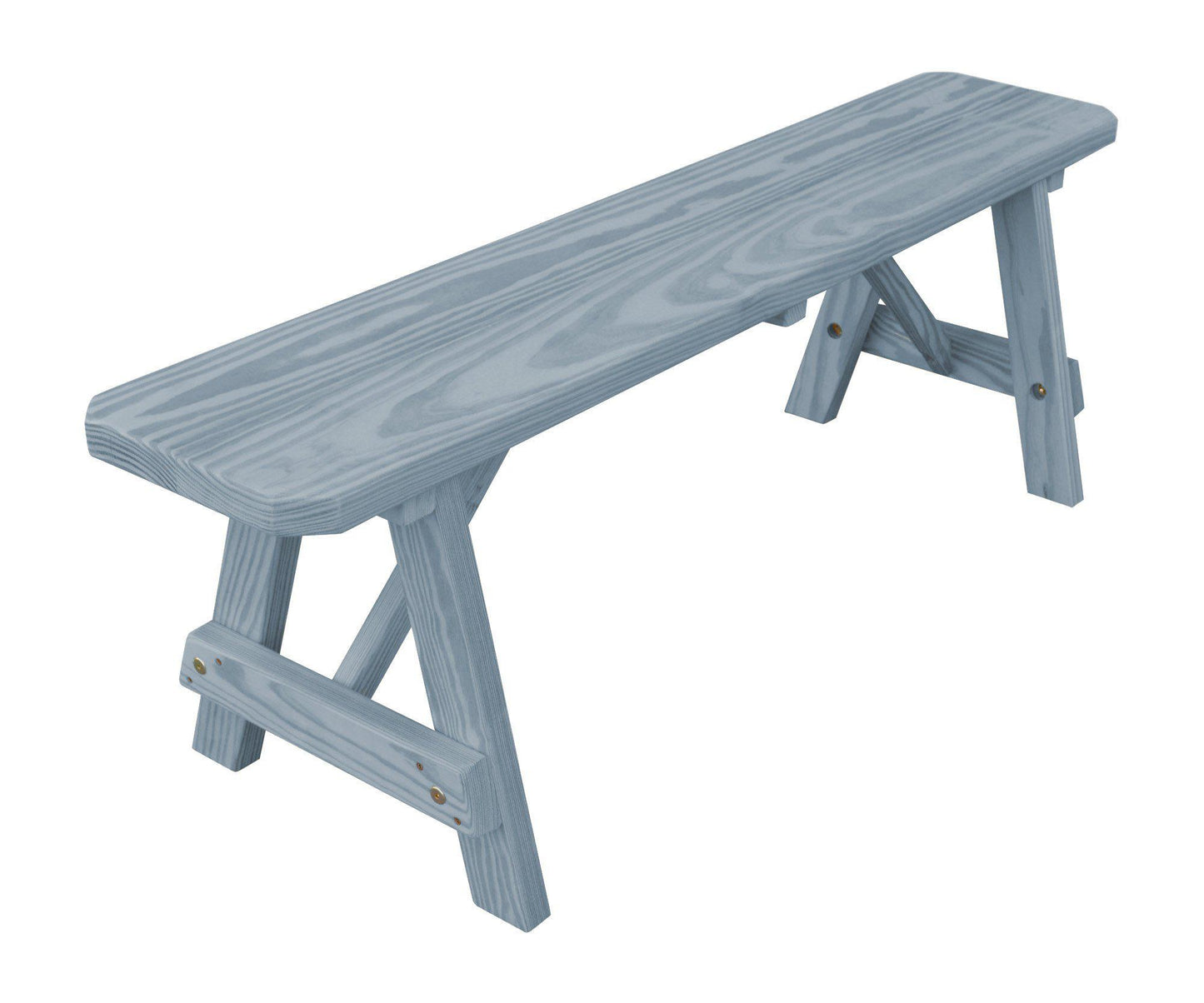 A&L Furniture Co. Yellow Pine 55" Traditional Bench Only - LEAD TIME TO SHIP 10 BUSINESS DAYS