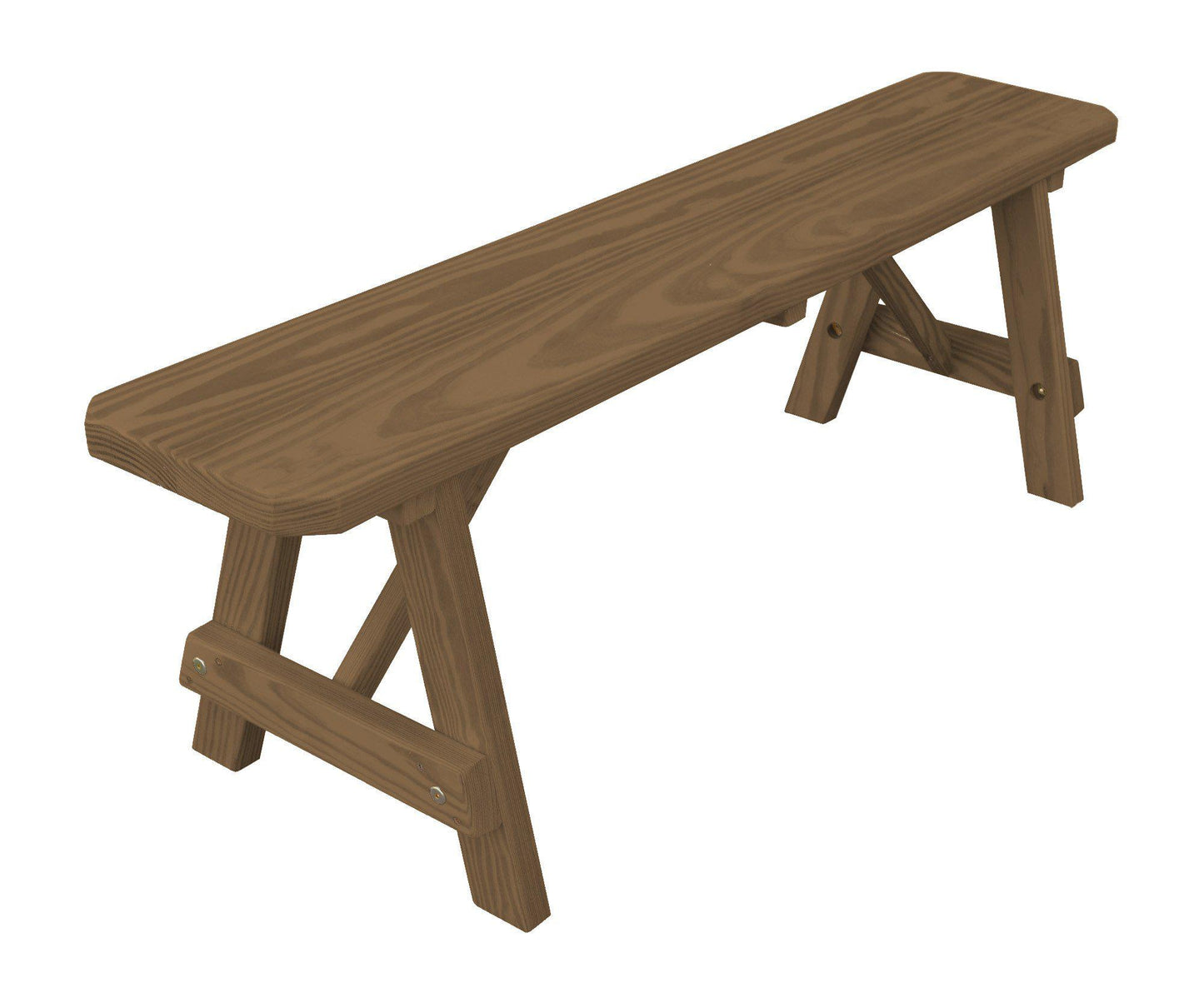 A&L Furniture Co. Pressure Treated Pine 55" Traditional Bench Only - LEAD TIME TO SHIP 10 BUSINESS DAYS