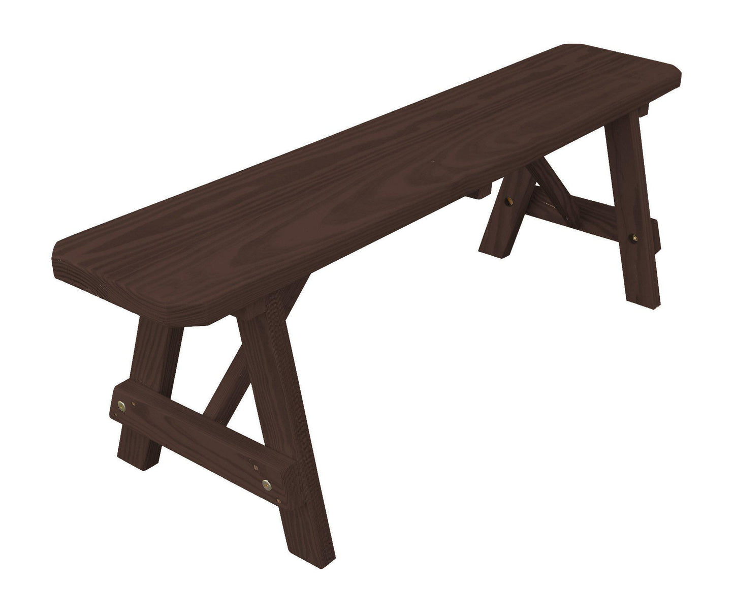 A&L Furniture Co. Pressure Treated Pine 55" Traditional Bench Only - LEAD TIME TO SHIP 10 BUSINESS DAYS