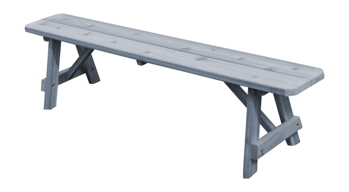 Regallion Outdoor Western Red Cedar 94" Traditional Bench Only - LEAD TIME TO SHIP 2 WEEKS