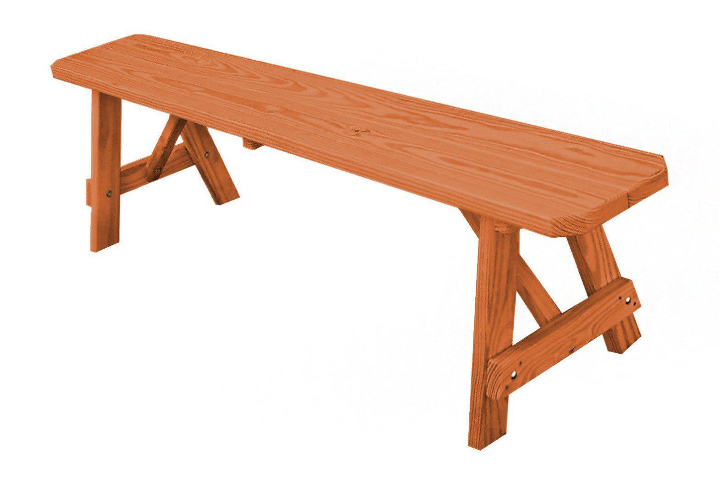 A&L Furniture Co. Pressure Treated Pine 70" Traditional Bench Only - LEAD TIME TO SHIP 10 BUSINESS DAYS