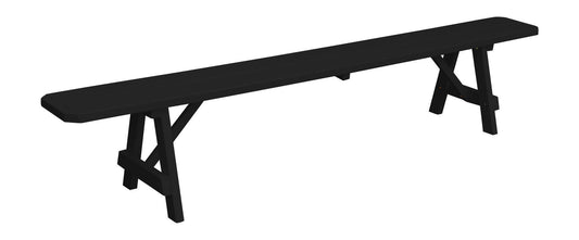 A&L Furniture Co. Yellow Pine 95" Traditional Bench Only - LEAD TIME TO SHIP 10 BUSINESS DAYS