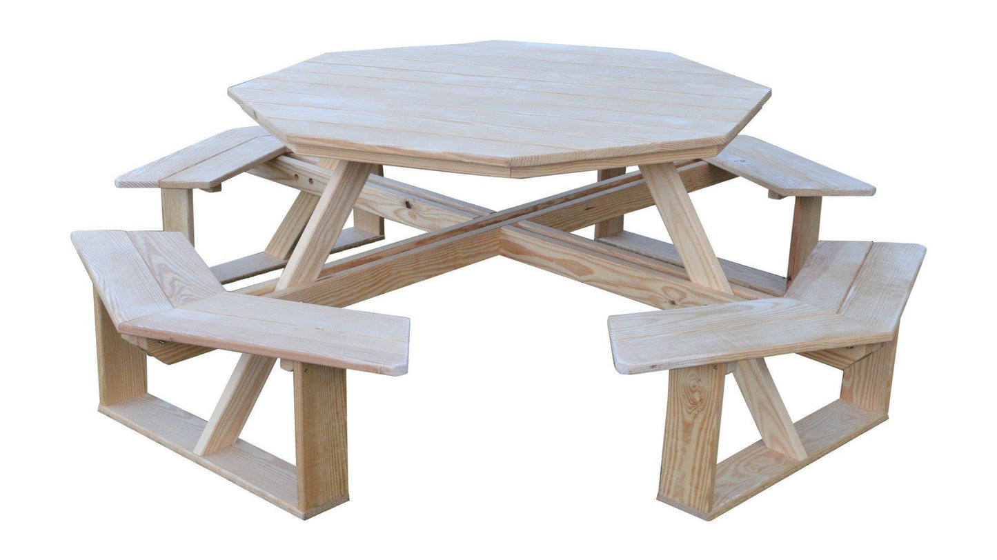 A&L FURNITURE CO. Pressure Treated Pine 54" Octagon Walk-In Table - LEAD TIME TO SHIP 10 BUSINESS DAYS