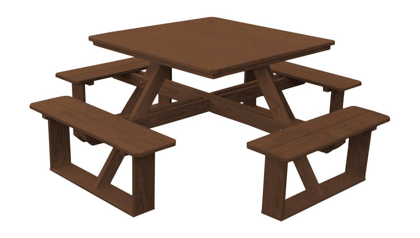 A&L FURNITURE CO. Pressure Treated 44" Square Walk-In Table - LEAD TIME TO SHIP 10 BUSINESS DAYS
