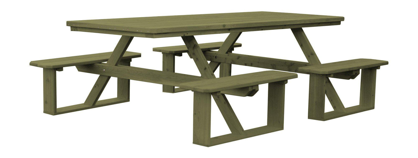 Regallion Outdoor 94" Cedar Walk-In Table - LEAD TIME TO SHIP 2 WEEKS