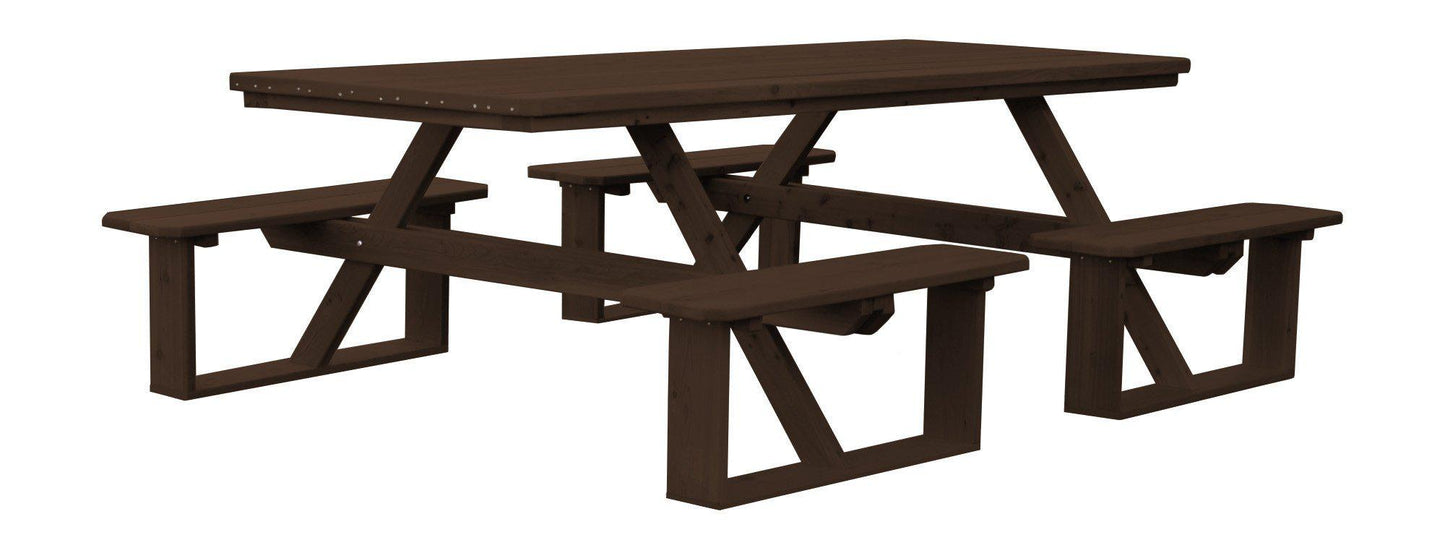 Regallion Outdoor 94" Cedar Walk-In Table - LEAD TIME TO SHIP 2 WEEKS