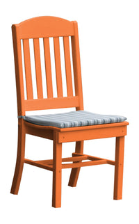 A&L Furniture Company Recycled Plastic Classic Dining Chair - Orange