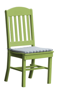 A&L Furniture Company Recycled Plastic Classic Dining Chair - Tropical Lime
