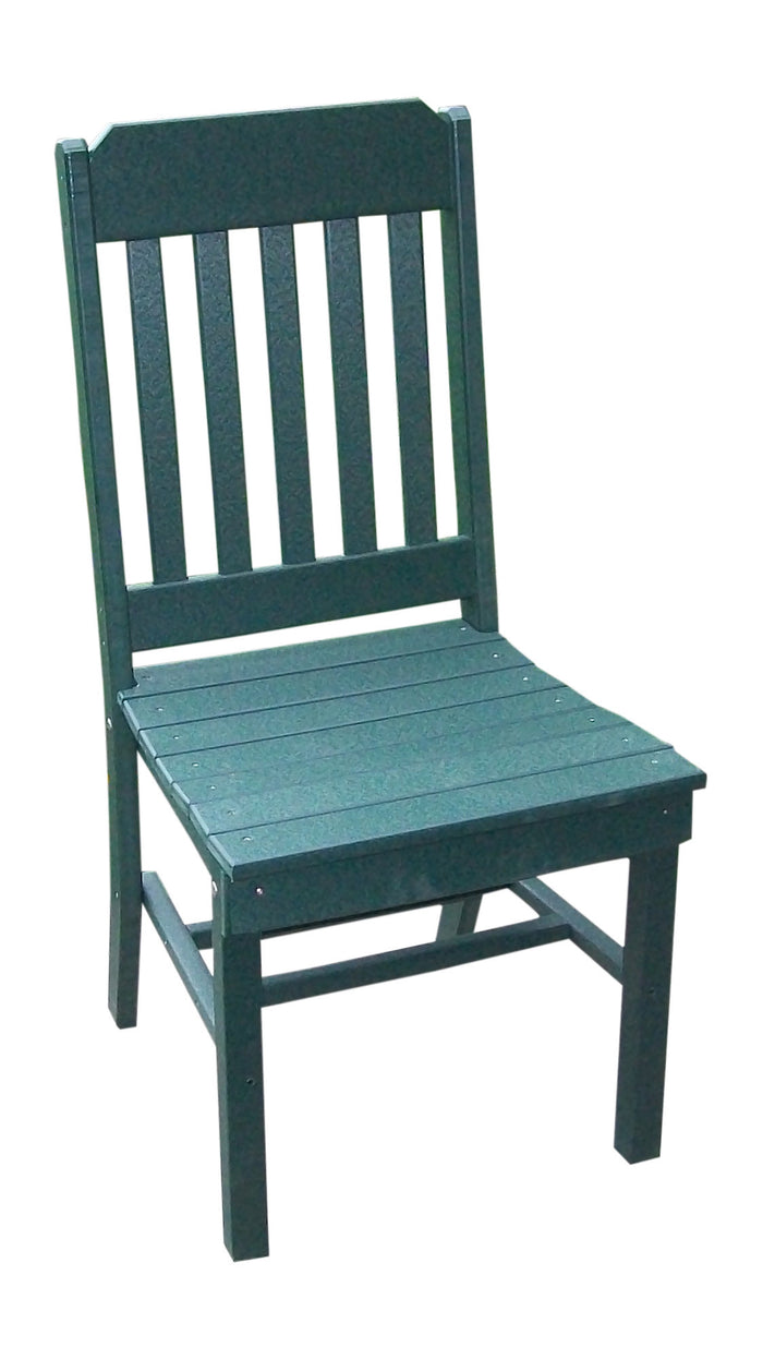A&L Furniture Company Recycled Plastic Traditional Dining Chair - Turf Green