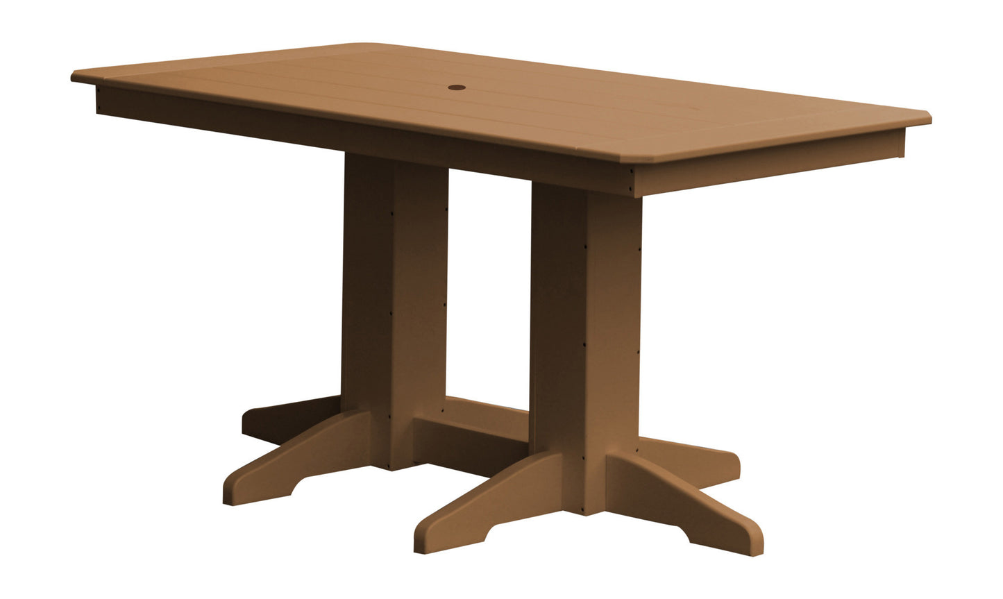 A&L Furniture Company Recycled Plastic 5' Dining Table - Cedar