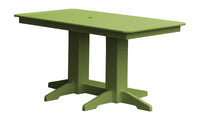 A&L Furniture Company Recycled Plastic 5' Dining Table - Tropical Lime