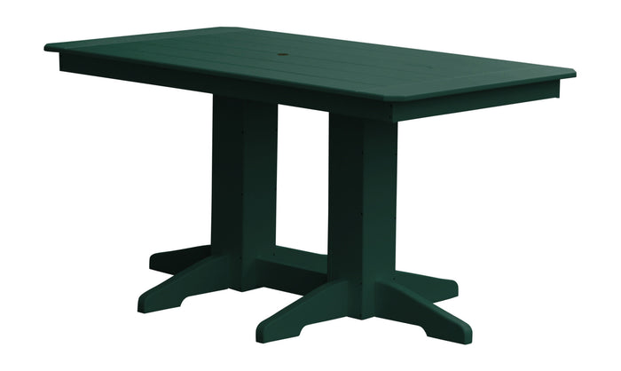 A&L Furniture Company Recycled Plastic 5' Dining Table - Turf Green