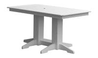 A&L Furniture Company Recycled Plastic 5' Dining Table - White