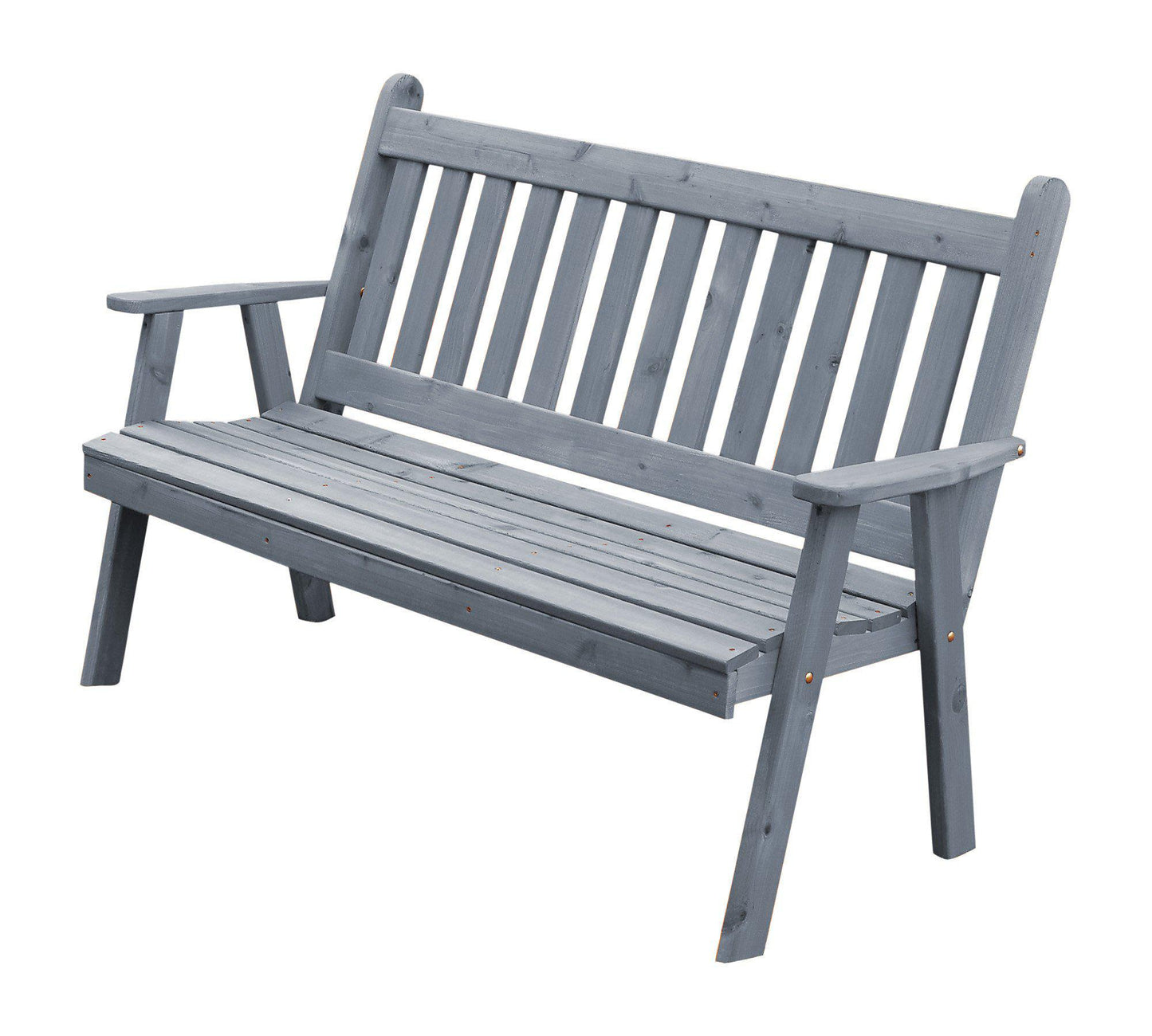 Regallion Outdoor Western Red Cedar 5' Traditional English Garden Bench - LEAD TIME TO SHIP 2 WEEKS