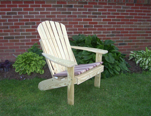 A&L Furniture Co. Amish Made Pressure Treated Fanback Adirondack Chair - LEAD TIME TO SHIP 10 BUSINESS DAYS