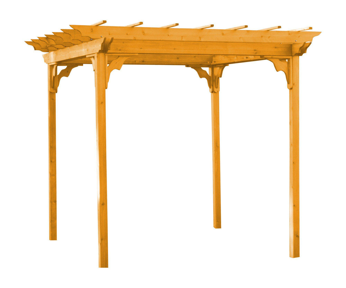 Regallion Outdoor Western Red Cedar 6' x 8' Pergola W/ Swing Hangers - LEAD TIME TO SHIP 2 WEEKS