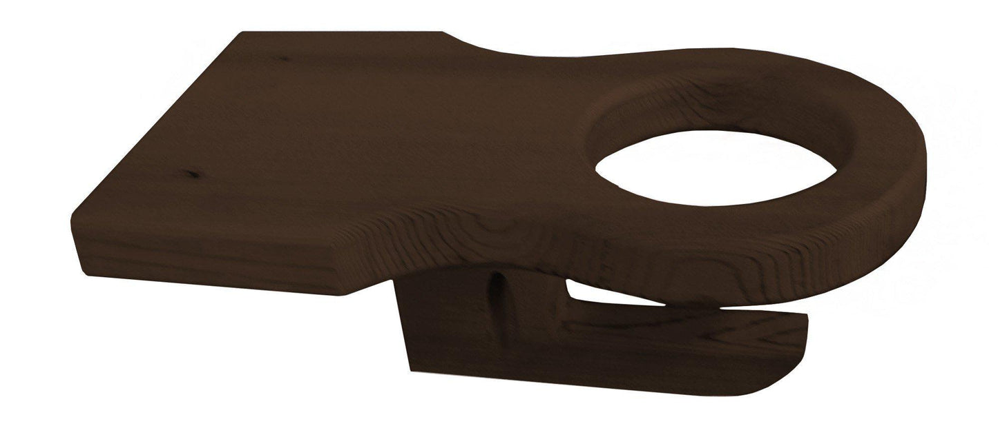 Regallion Outdoor Western Red Cedar Cup Holder - LEAD TIME TO SHIP 2 WEEKS