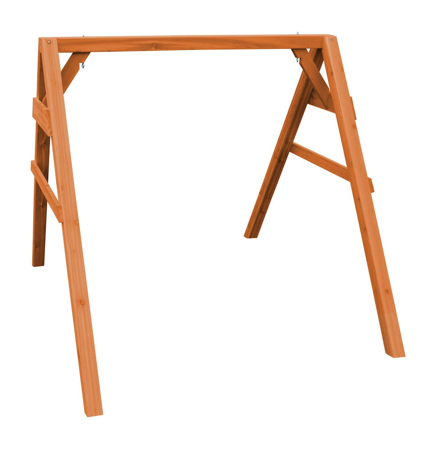 Regallion Outdoor 4ft  4x4  A-Frame  Red Cedar Swing Stand for Swing or Swingbed Heavy Duty 900 lbs Max Weight Capacity (Hangers Included) - LEAD TIME TO SHIP 2 WEEKS