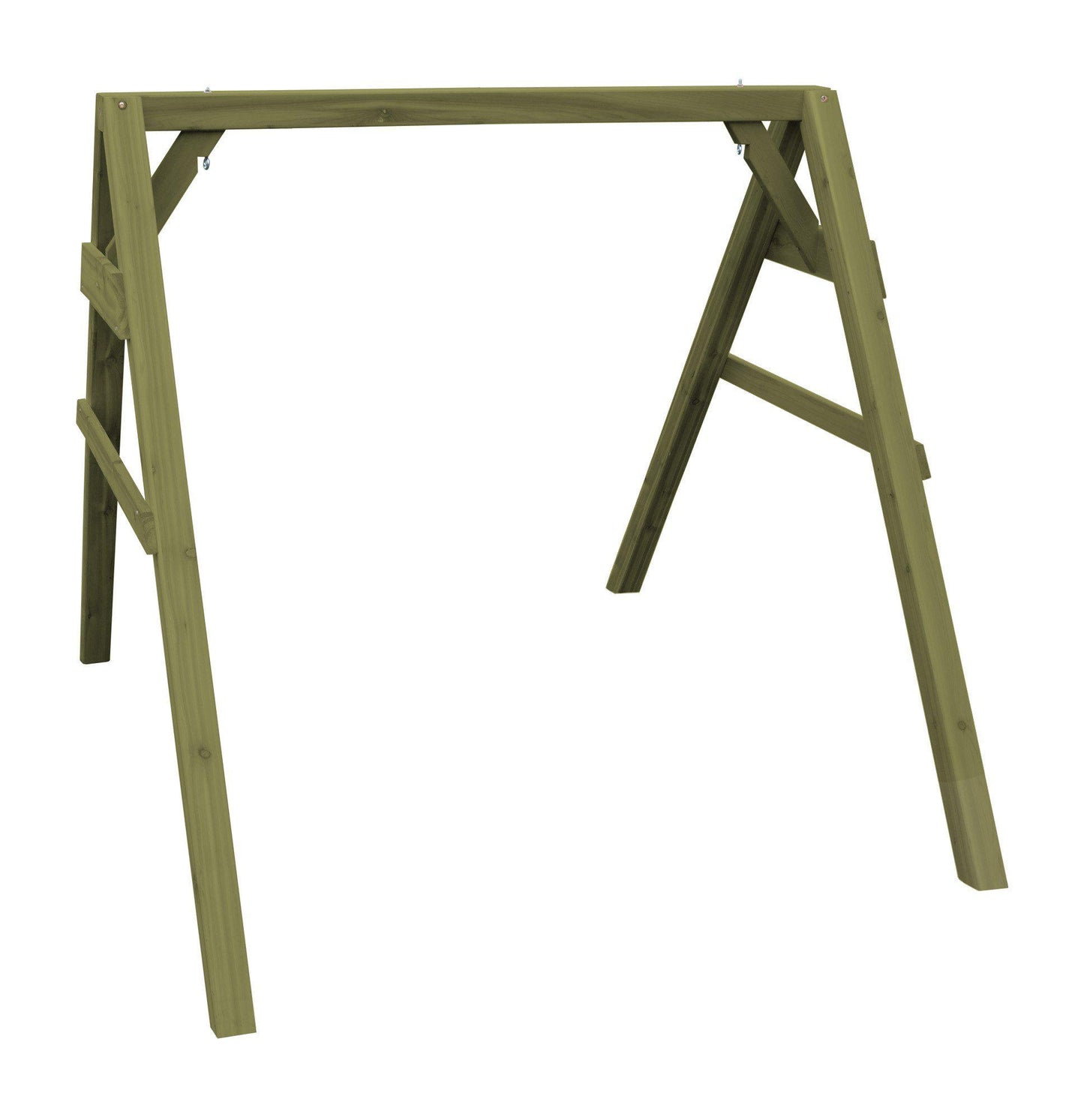 A&L Furniture Co. 4ft  4x4  A-Frame  Red Cedar Swing Stand for Swing or Swingbed Heavy Duty 900 lbs Max Weight Capacity (Hangers Included) - LEAD TIME TO SHIP 4 WEEKS OR LESS