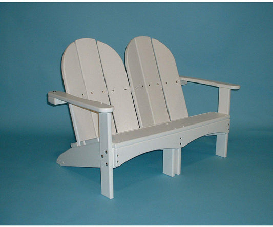 Tailwind Furniture Recycled Plastic Kids Double Adirondack Chair - Rocking Furniture