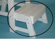 Tailwind Furniture Recycled Plastic Lifeguard Chair Platform Kit for LG 500 - Rocking Furniture