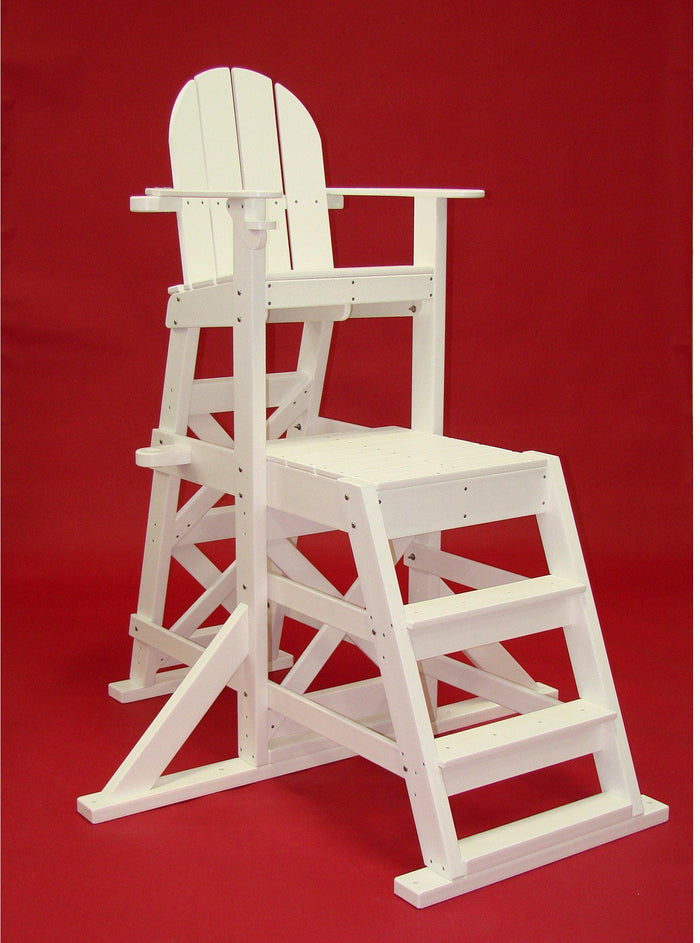 Tailwind Furniture Recycled Plastic MLG525 Medium Lifeguard Chair with Front Ladder - Rocking Furniture