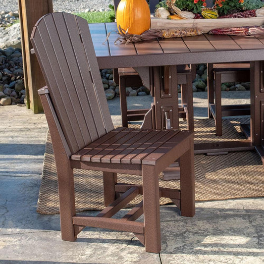 LuxCraft Recycled Plastic Adirondack Dining Height Side Chair - LEAD TIME TO SHIP 3 TO 4 WEEKS